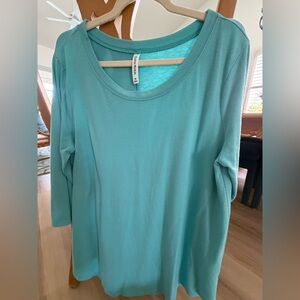 Turquoise Tunic Top